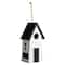 Glitzhome® 14.25" Modern White Wood Garden Birdhouse